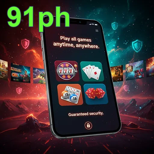 Mobile gaming experience on 91ph app - 91ph